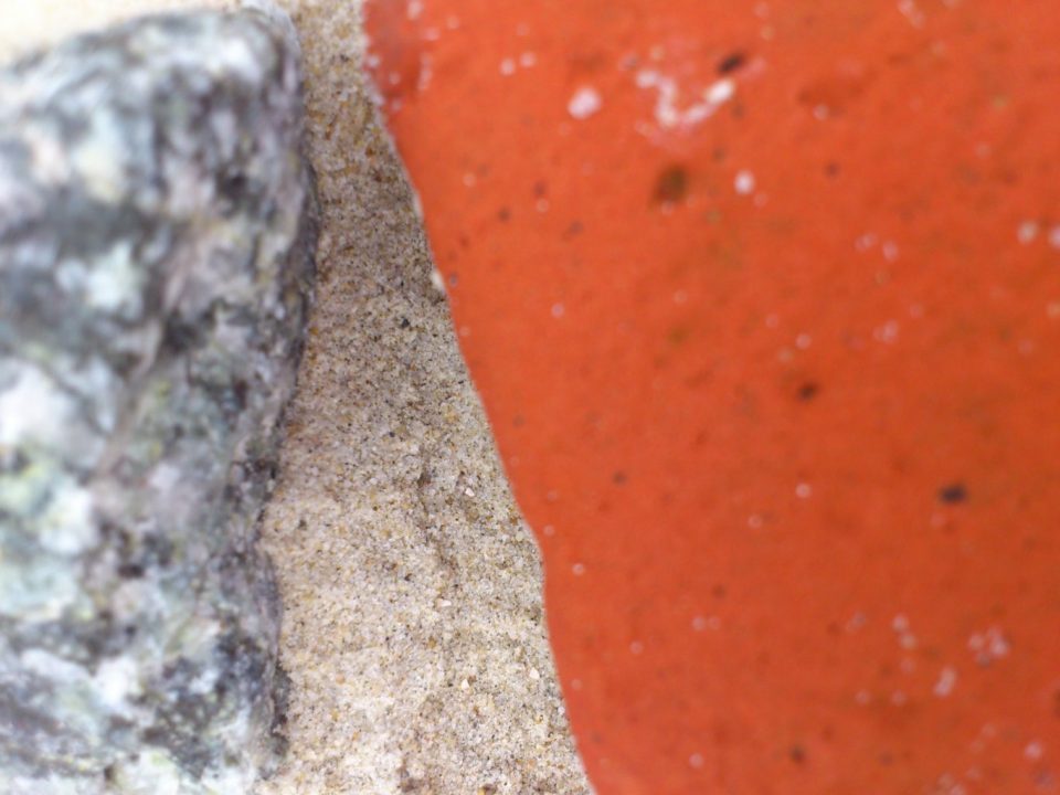Sand und Steine