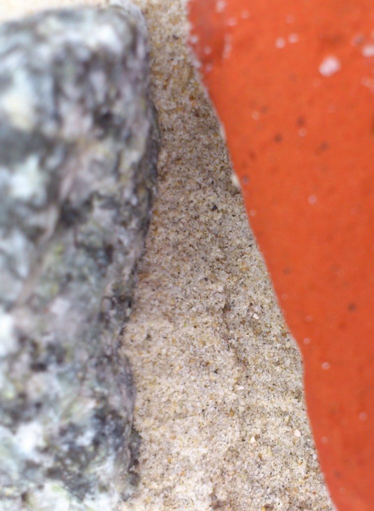Sand und Steine